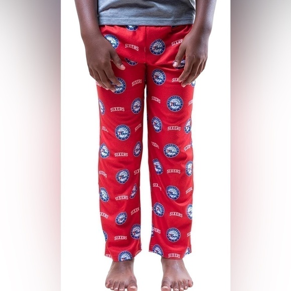Ultra Game NBA Boy's 2 Piece PJs Lounge Pants & Tee Set Boys Size M (8) - Picture 4 of 12